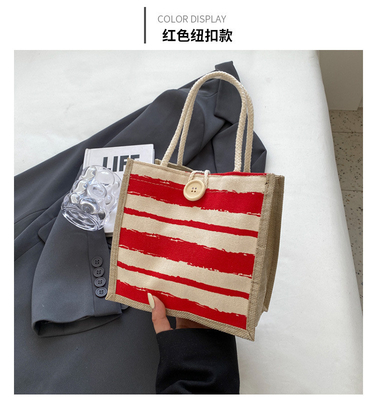 TOTE BAG CANVAS BAG CANVAS GIRL NEW PRINTED TOTE INS PORTABLE BENTO LUNCH BOX WORK