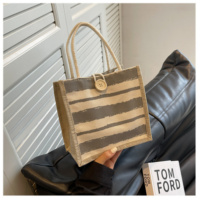 TOTE BAG CANVAS BAG CANVAS GIRL NEW PRINTED TOTE INS PORTABLE BENTO LUNCH BOX WORK
