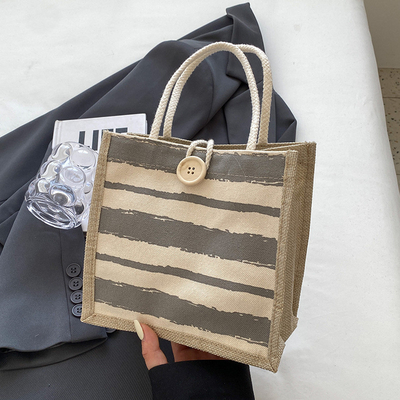 TOTE BAG CANVAS BAG CANVAS GIRL NEW PRINTED TOTE INS PORTABLE BENTO LUNCH BOX WORK