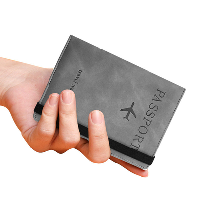 AMAZON PU LEATHER PASSPORT BAG RFID MULTI-FUNCTIONAL PASSPORT HOLDER PASSPORT COVER PASSPORT COVER