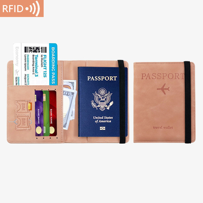 AMAZON PU LEATHER PASSPORT BAG RFID MULTI-FUNCTIONAL PASSPORT HOLDER PASSPORT COVER PASSPORT COVER
