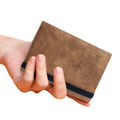 AMAZON PU LEATHER PASSPORT BAG RFID MULTI-FUNCTIONAL PASSPORT HOLDER PASSPORT COVER PASSPORT COVER