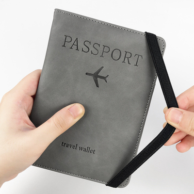 AMAZON PU LEATHER PASSPORT BAG RFID MULTI-FUNCTIONAL PASSPORT HOLDER PASSPORT COVER PASSPORT COVER