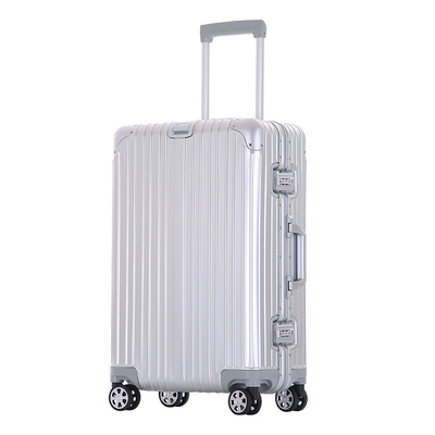ALL-METAL SUITCASE ALL-ALUMINUM SUITCASE 20-INCH ALUMINUM-MAGNESIUM ALLOY TROLLEY BOX MULTI-WHEEL ALUMINUM FRAME SUITCAS