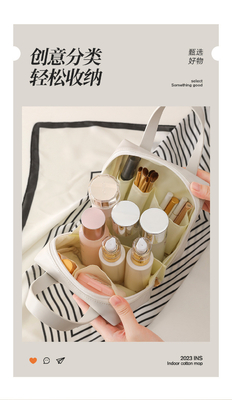 MAKEUP BAG 2023 NEW PORTABLE LARGE CAPACITY WATERPROOF TRAVEL PORTABLE TOILETRIES AND SKINCARE STORAGE BAG