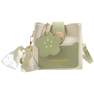 SUMMER FRESH ALL-MATCH BAG FEMALE FASHION TREND ADVANCED SENSE NICHE DESIGN CROSSBODY BUCKET BAG POPULAR THIS YEAR