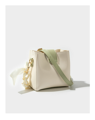 SUMMER FRESH ALL-MATCH BAG FEMALE FASHION TREND ADVANCED SENSE NICHE DESIGN CROSSBODY BUCKET BAG POPULAR THIS YEAR