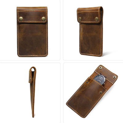 CROSS-BORDER RETRO CRAZY HORSE LEATHER WATCH BAG CONVENIENT CREATIVE LEATHER WATCH STORAGE HOLSTER
