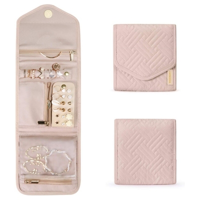 FOLDING JEWELRY BAG TRAVEL PORTABLE JEWELRY STORAGE BAG MULTI-RING EARRINGS JEWELRY BAG