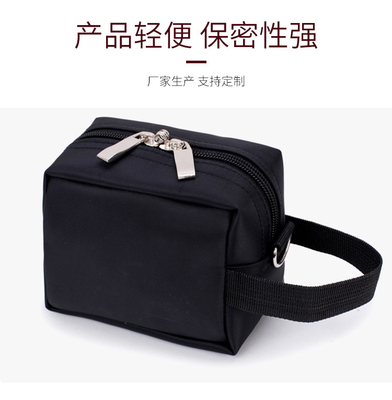 THICKENED CANVAS SEAL BAG MULTI-FUNCTIONAL FINANCE BANK SEAL BAG BILL PORTABLE ZIPPER BAG NETWORK CERTIFICATE BAG