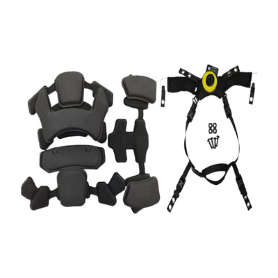 WENDY'S WENDY HELMET ADJUSTABLE SUSPENSION LINED WITH FASTMICH TACTICAL HELMET CUSHION