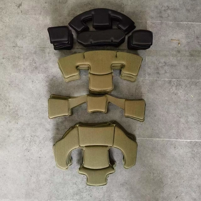 WENDY'S WENDY HELMET ADJUSTABLE SUSPENSION LINED WITH FASTMICH TACTICAL HELMET CUSHION