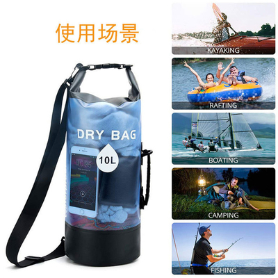 BEACH BAG WATERPROOF BUCKET BAG TRANSPARENT PVC WATERPROOF BUCKET BAG DRIFT WATERPROOF BAG SWIM BAG