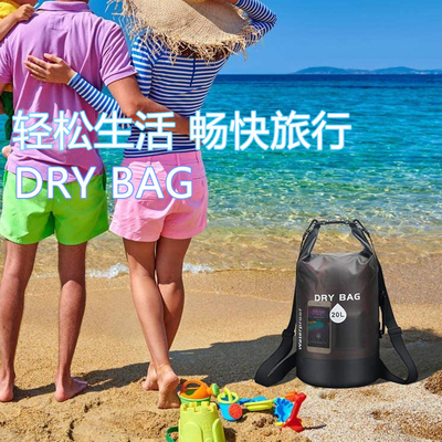 BEACH BAG WATERPROOF BUCKET BAG TRANSPARENT PVC WATERPROOF BUCKET BAG DRIFT WATERPROOF BAG SWIM BAG
