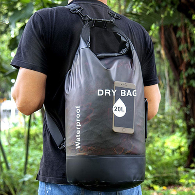 BEACH BAG WATERPROOF BUCKET BAG TRANSPARENT PVC WATERPROOF BUCKET BAG DRIFT WATERPROOF BAG SWIM BAG