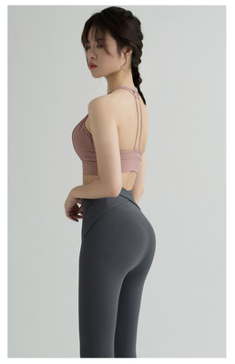NEW HIGH WAIST YOGA PANTS WOMEN EUROPE AND THE UNITED STATES PEACH HIP EXERCISE TIGHT RUNNING SPEED DRY YOGA CLOTHES NAK