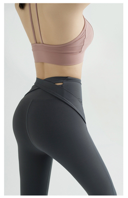 NEW HIGH WAIST YOGA PANTS WOMEN EUROPE AND THE UNITED STATES PEACH HIP EXERCISE TIGHT RUNNING SPEED DRY YOGA CLOTHES NAK
