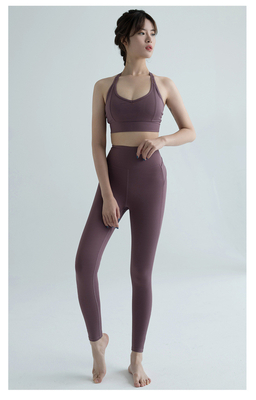 NEW HIGH WAIST YOGA PANTS WOMEN EUROPE AND THE UNITED STATES PEACH HIP EXERCISE TIGHT RUNNING SPEED DRY YOGA CLOTHES NAK