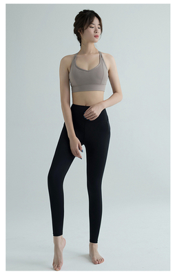NEW HIGH WAIST YOGA PANTS WOMEN EUROPE AND THE UNITED STATES PEACH HIP EXERCISE TIGHT RUNNING SPEED DRY YOGA CLOTHES NAK
