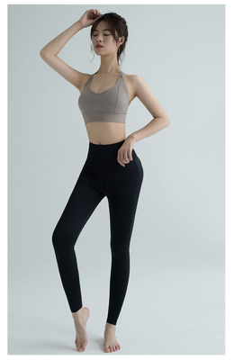 NEW HIGH WAIST YOGA PANTS WOMEN EUROPE AND THE UNITED STATES PEACH HIP EXERCISE TIGHT RUNNING SPEED DRY YOGA CLOTHES NAK