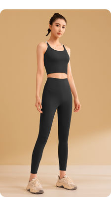 Polyester Spandex Blend Active Lifestyle Wear Rectangle Frame Apparel Ideal For Fitness Training Running Yoga And Casual Wear
