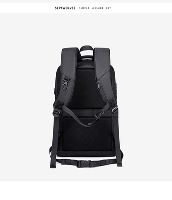 NEW BUSINESS BACKPACK DAILY COMMUTER BACKPACK MEN'S LARGE CAPACITY SHOCK-ABSORBING WATERPROOF SCHOOLBAG LAPTOP BAG