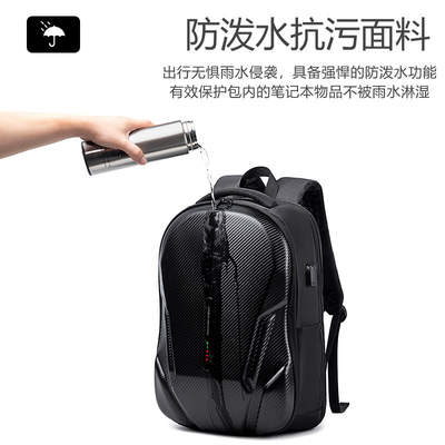 NEW BUSINESS BACKPACK DAILY COMMUTER BACKPACK MEN'S LARGE CAPACITY SHOCK-ABSORBING WATERPROOF SCHOOLBAG LAPTOP BAG