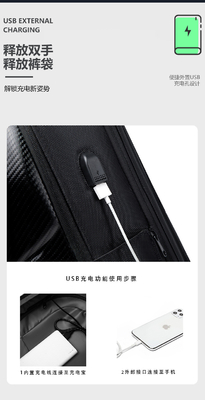 NEW BUSINESS BACKPACK DAILY COMMUTER BACKPACK MEN'S LARGE CAPACITY SHOCK-ABSORBING WATERPROOF SCHOOLBAG LAPTOP BAG