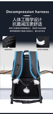 NEW BUSINESS BACKPACK DAILY COMMUTER BACKPACK MEN'S LARGE CAPACITY SHOCK-ABSORBING WATERPROOF SCHOOLBAG LAPTOP BAG