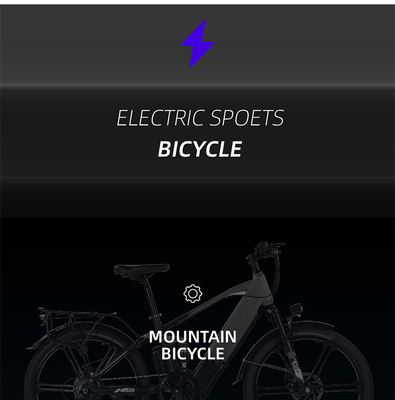 ELECTRIC NEW ELECTRIC BIKE MOUNTAIN BIKE ADULT RETRO OFF-ROAD VARIABLE SPEED BOOSTER ELECTRIC BIKE