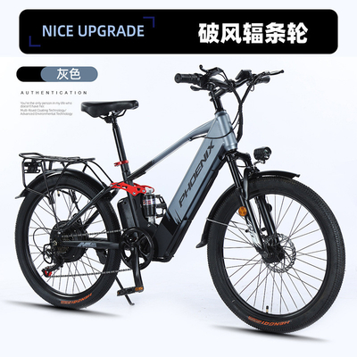 ELECTRIC NEW ELECTRIC BIKE MOUNTAIN BIKE ADULT RETRO OFF-ROAD VARIABLE SPEED BOOSTER ELECTRIC BIKE