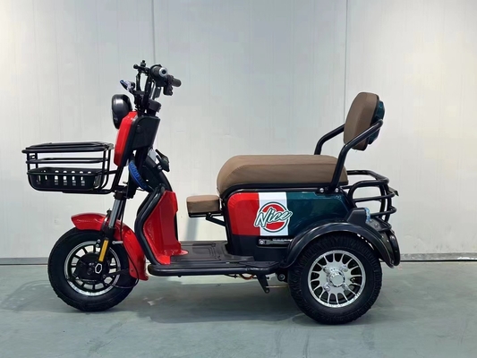 THE NEW SMALL ELECTRIC TRICYCLE BRINGS ITS OWN BABY TO THE HOME TO PICK UP CHILDREN LEISURE ELECTRIC TRICYCLE