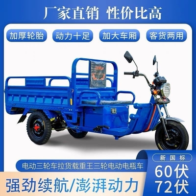 ELECTRIC TRICYCLE TRUCK LOAD WANG NEW NATIONAL STANDARD ELECTRIC CAR EXPRESS CAR STALL TRICYCLE AGRICULTURAL VEHICLE FRE