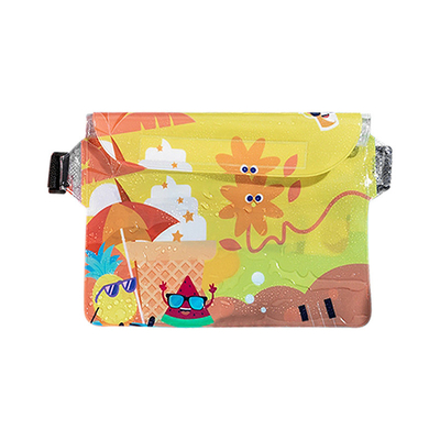 3 LAYER SEALED LARGE MOBILE PHONE WATERPROOF BAG OBLIQUE STRADDLE SWIMMING WATERPROOF FANNY PACK PVC RAFTING OUTDOOR SEA