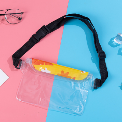 3 LAYER SEALED LARGE MOBILE PHONE WATERPROOF BAG OBLIQUE STRADDLE SWIMMING WATERPROOF FANNY PACK PVC RAFTING OUTDOOR SEA