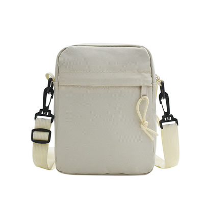 SIMPLE OXFORD CLOTH CASUAL CROSSBODY BAG MEN'S SIMPLE SOLID COLOR MOBILE PHONE BAG WITH A SINGLE SHOULDER SMALL BACKPACK