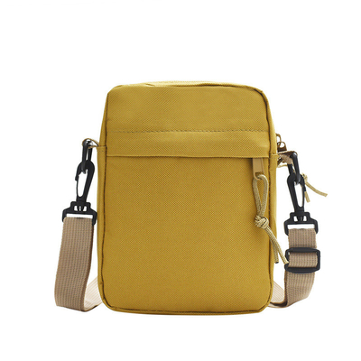 SIMPLE OXFORD CLOTH CASUAL CROSSBODY BAG MEN'S SIMPLE SOLID COLOR MOBILE PHONE BAG WITH A SINGLE SHOULDER SMALL BACKPACK
