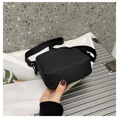 SIMPLE OXFORD CLOTH CASUAL CROSSBODY BAG MEN'S SIMPLE SOLID COLOR MOBILE PHONE BAG WITH A SINGLE SHOULDER SMALL BACKPACK