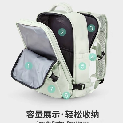 SIMPLE TRAVEL BACKPACK WOMEN'S LARGE CAPACITY LARGE LIGHTWEIGHT MULTI-FUNCTIONAL LUGGAGE BACKPACK SHORT TRIP POOR TRAVEL