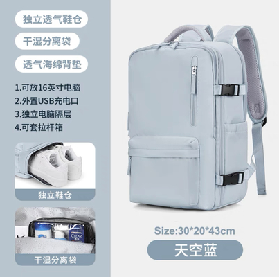 SIMPLE TRAVEL BACKPACK WOMEN'S LARGE CAPACITY LARGE LIGHTWEIGHT MULTI-FUNCTIONAL LUGGAGE BACKPACK SHORT TRIP POOR TRAVEL