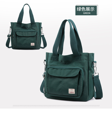 2024 NEW ATMOSPHERIC MOMMY BAG LARGE CAPACITY SINGLE SHOULDER HAND CROSSBODY BAG NYLON FABRIC CASUAL WOMEN'S SHOULDER