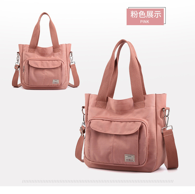 2024 NEW ATMOSPHERIC MOMMY BAG LARGE CAPACITY SINGLE SHOULDER HAND CROSSBODY BAG NYLON FABRIC CASUAL WOMEN'S SHOULDER