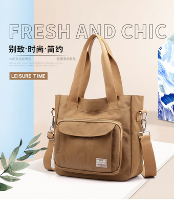 2024 NEW ATMOSPHERIC MOMMY BAG LARGE CAPACITY SINGLE SHOULDER HAND CROSSBODY BAG NYLON FABRIC CASUAL WOMEN'S SHOULDER