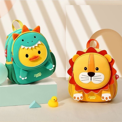 CARTOON CUTE KINDERGARTEN BAG BOYS AND GIRLS CHILDREN BAG CARTOON BACKPACK ANTI-LOST SMALL BACKPACK CHILDREN BAG