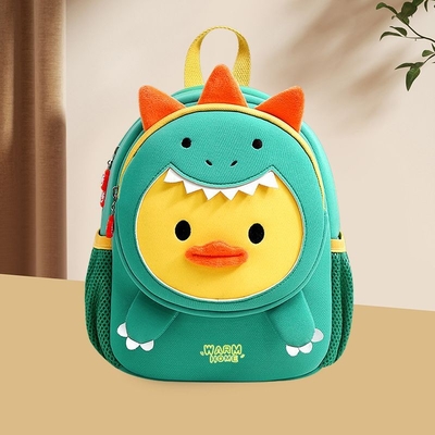 CARTOON CUTE KINDERGARTEN BAG BOYS AND GIRLS CHILDREN BAG CARTOON BACKPACK ANTI-LOST SMALL BACKPACK CHILDREN BAG