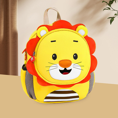 CARTOON CUTE KINDERGARTEN BAG BOYS AND GIRLS CHILDREN BAG CARTOON BACKPACK ANTI-LOST SMALL BACKPACK CHILDREN BAG