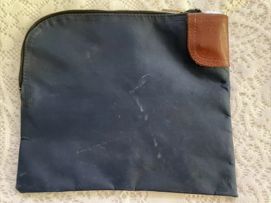 VINTAGE BANK OF AMERICA MONEY BAG LOCK BAG ID BAG BILL BAG COIN BAG BANK LOCK BAG