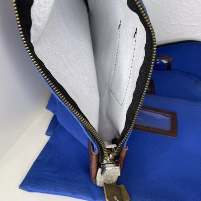 DEPOSIT BANK ZIPPER BAG WITH TWO KEYS ID BAG BILL BAG BANK WITHDRAWAL BAG