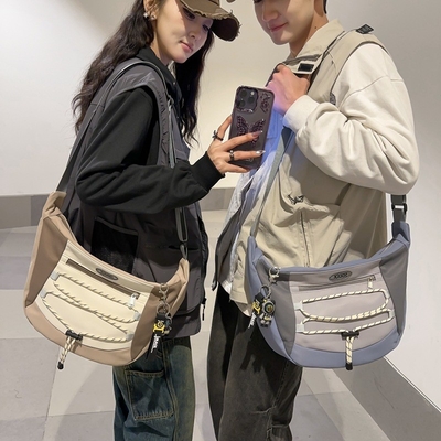 CANVAS TOTE BAG STREET FASHION LARGE CAPACITY SHOULDER BAG MEN'S AND WOMEN'S CLASS CROSSBODY BAG CLOTH BAG BAG