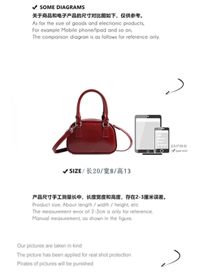 NEW FASHION HAND BAG KOREAN RETRO PU SMALL BODY BAG CROSSBODY BOWLING BAG WOMEN
